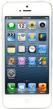 Смартфон Apple iPhone 5 32Gb White & Silver - Кудымкар