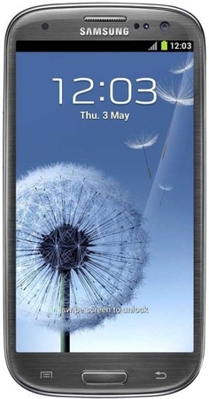 Смартфон Samsung Galaxy S3 GT-I9300 16Gb Titanium grey - Кудымкар